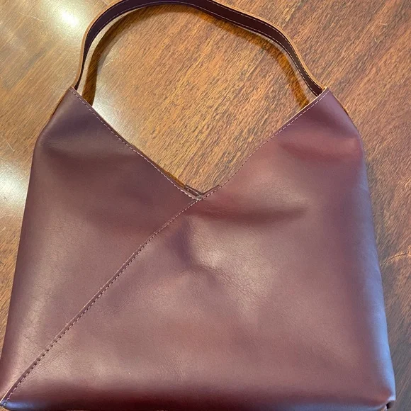 Portland Leather Goods Cognac Brown Oversized Naomi Tote Bag Purse Unicorn - Picture 6 of 10